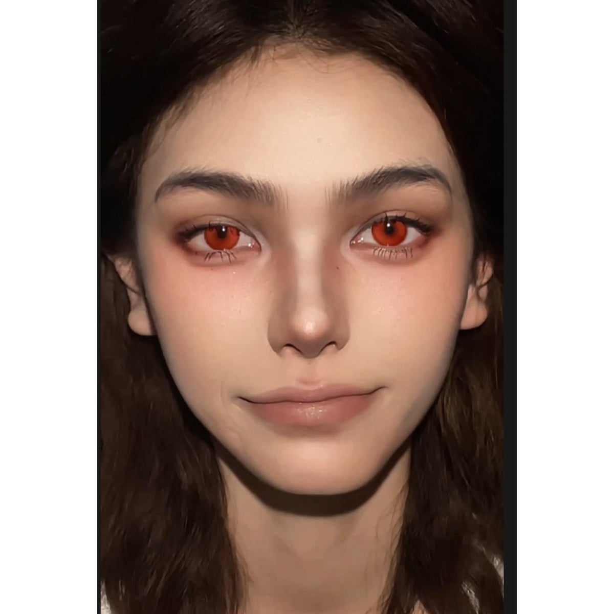 NGTDENG Serltyca 14.20mm Red Colored Contact Lenses (6 Months Wear)