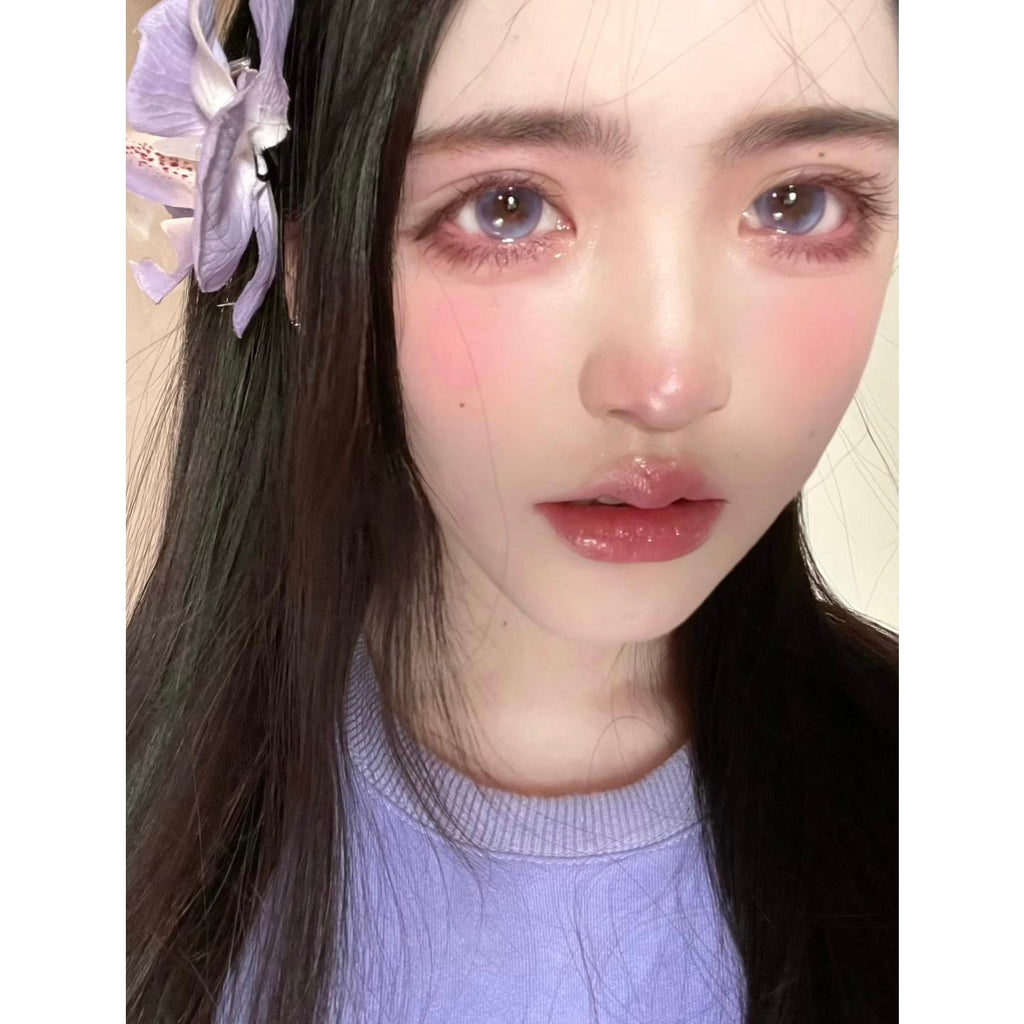 XHWLFU OVOLOOK 14.50mm Purple Colored Contact Lenses (6 Months Wear)