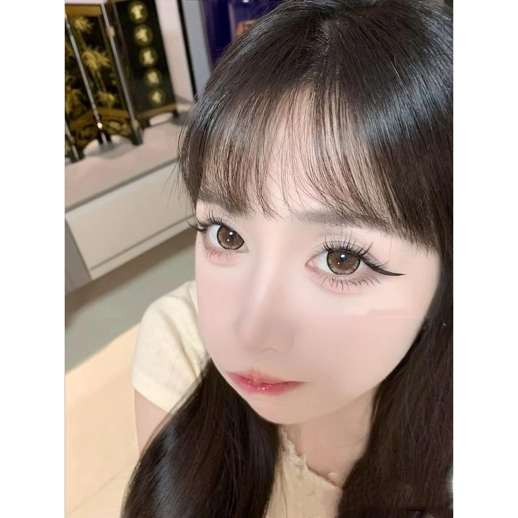 KKMSHU FLLYCON 14.50mm Brown Colored Contact Lenses (6 Months Wear)