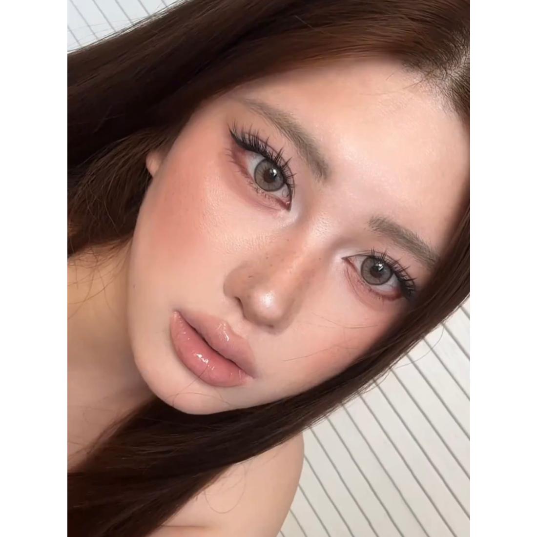 YYYSHI Serltyca 14.20mm Gray Colored Contact Lenses (6 Months Wear)