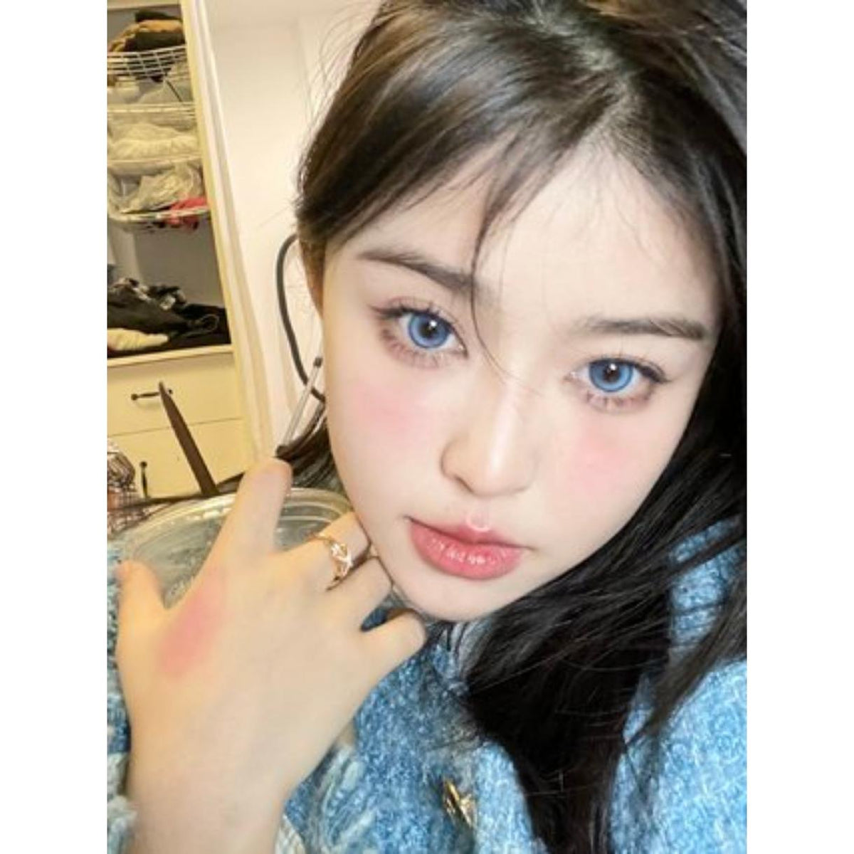 LYNDONG MorningCon 14.50mm Blue Colored Contact Lenses (6 Months Wear)