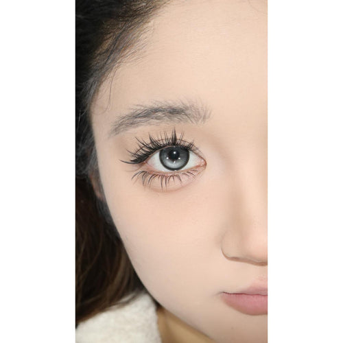 CDDZWWHEI OBALEN 14.50mm Black Colored Contact Lenses (6 Months Wear)