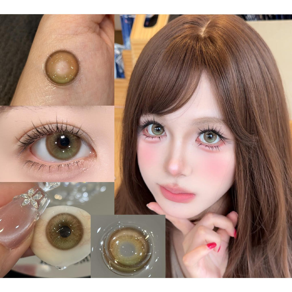 MCKKE thestarlens 14.50mm Green Colored Contact Lenses (6 Months Wear)