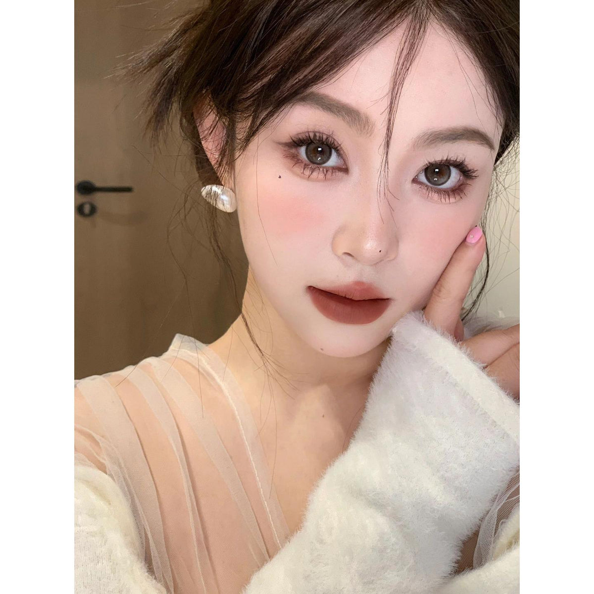 คอนแทคเลนส์สี BTXING รุ่น Xiyoulens ขนาด 14.00 มม. สีน้ำตาล (ชนิดราย 6 เดือน)