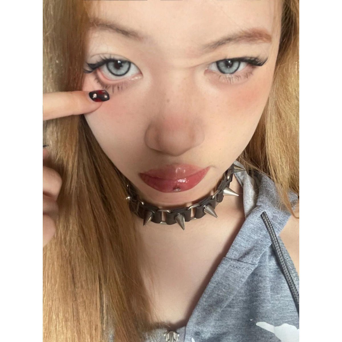 BLKYZHU Xiyoulens 14.20mm Grey Colored Contact Lenses (6 Months Wear)