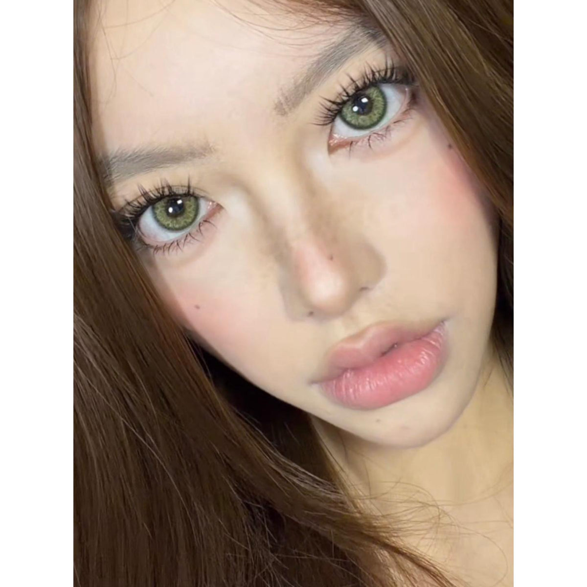 GMSLIN Serltyca 14.20mm Green Colored Contact Lenses (6 Months Wear)