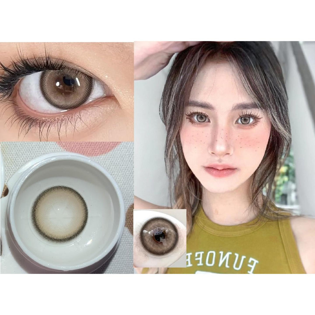 Kính áp tròng màu nâu XQBAN Xiyoulens 14.20mm (Thời hạn sử dụng 6 tháng)