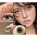 SBWFEN Serltyca 14.20mm Brown Colored Contact Lenses (6 Months Wear)