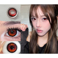 LFQIE Serltyca 14.50mm Red Colored Contact Lenses (6 Months Wear)