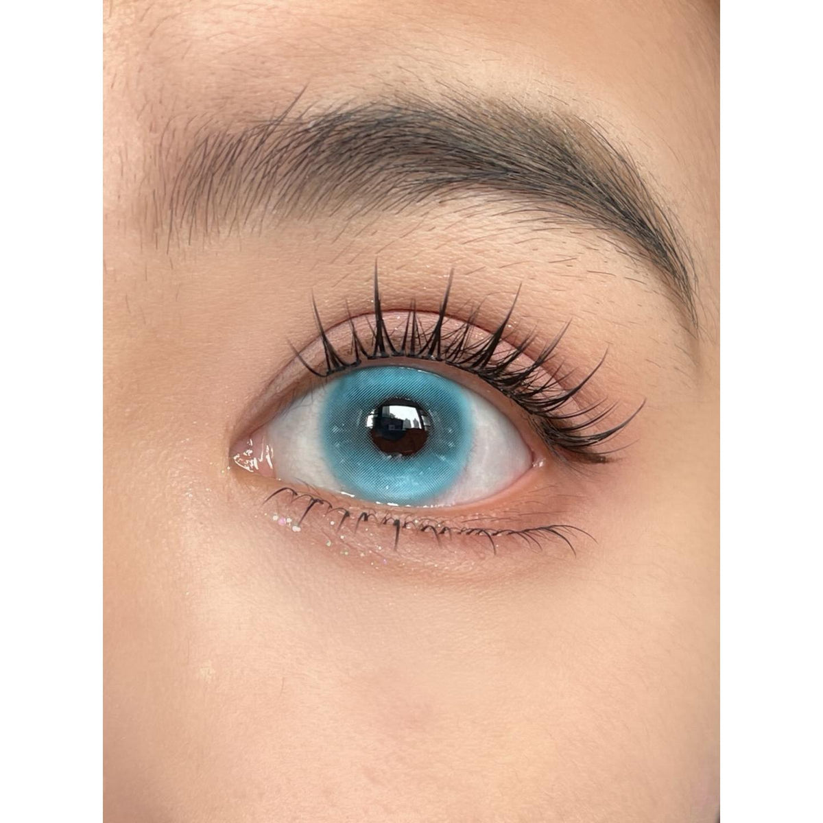 คอนแทคเลนส์สีฟ้า LYSHI รุ่น OBALEN ขนาด 14.50 มม. (ชนิดราย 6 เดือน)