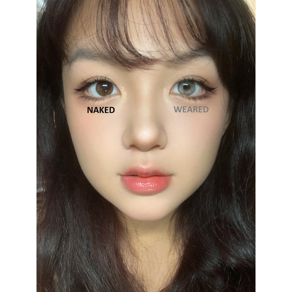 YSCHUI Xiyoulens คอนแทคเลนส์สีเทา ขนาด 14.20 มม. (แบบราย 6 เดือน)