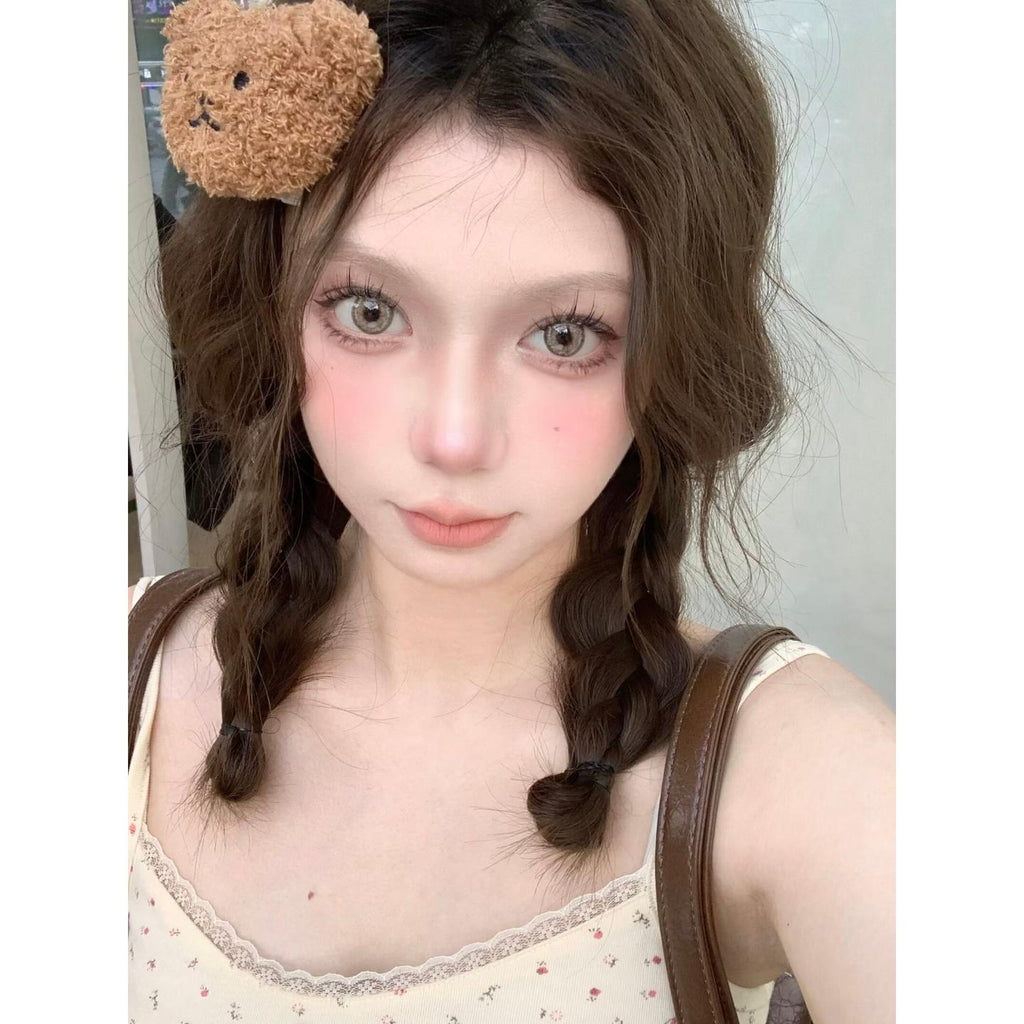 YJXXYUN MorningCon 14.50mm Brown Colored Contact Lenses (6 Months Wear)