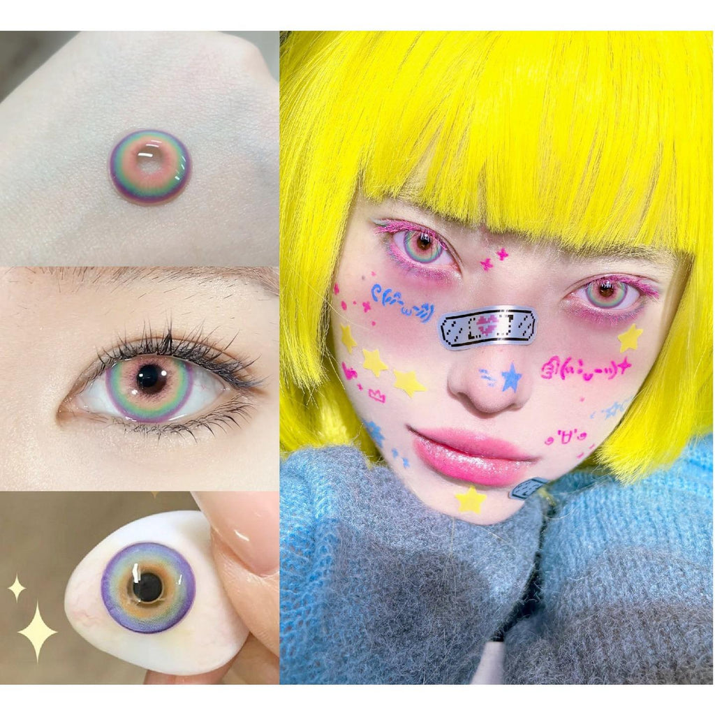 LCHONG Xiyoulens คอนแทคเลนส์สีฟ้า ขนาด 14.20 มม. (ชนิดราย 6 เดือน)