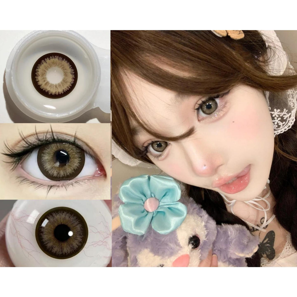 TEQI Xiyoulens 14.50mm Grey Colored Contact Lenses (6 Months Wear)