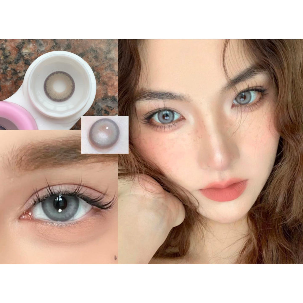 YDHUI Xiyoulens 14.20mm Gray Colored Contact Lenses (6 Months Wear)