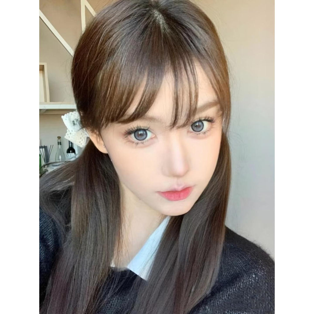 YZCXIANG ROSELENS 14.50mm Grey Colored Contact Lenses (6 Months Wear)