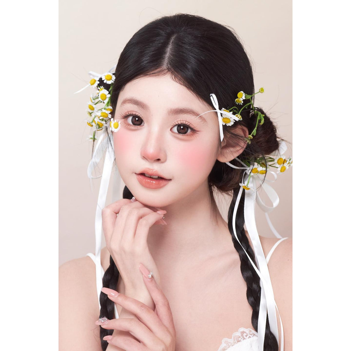 CDYYNDAI OBALEN 14.50mm Black Colored Contact Lenses (6 Months Wear)