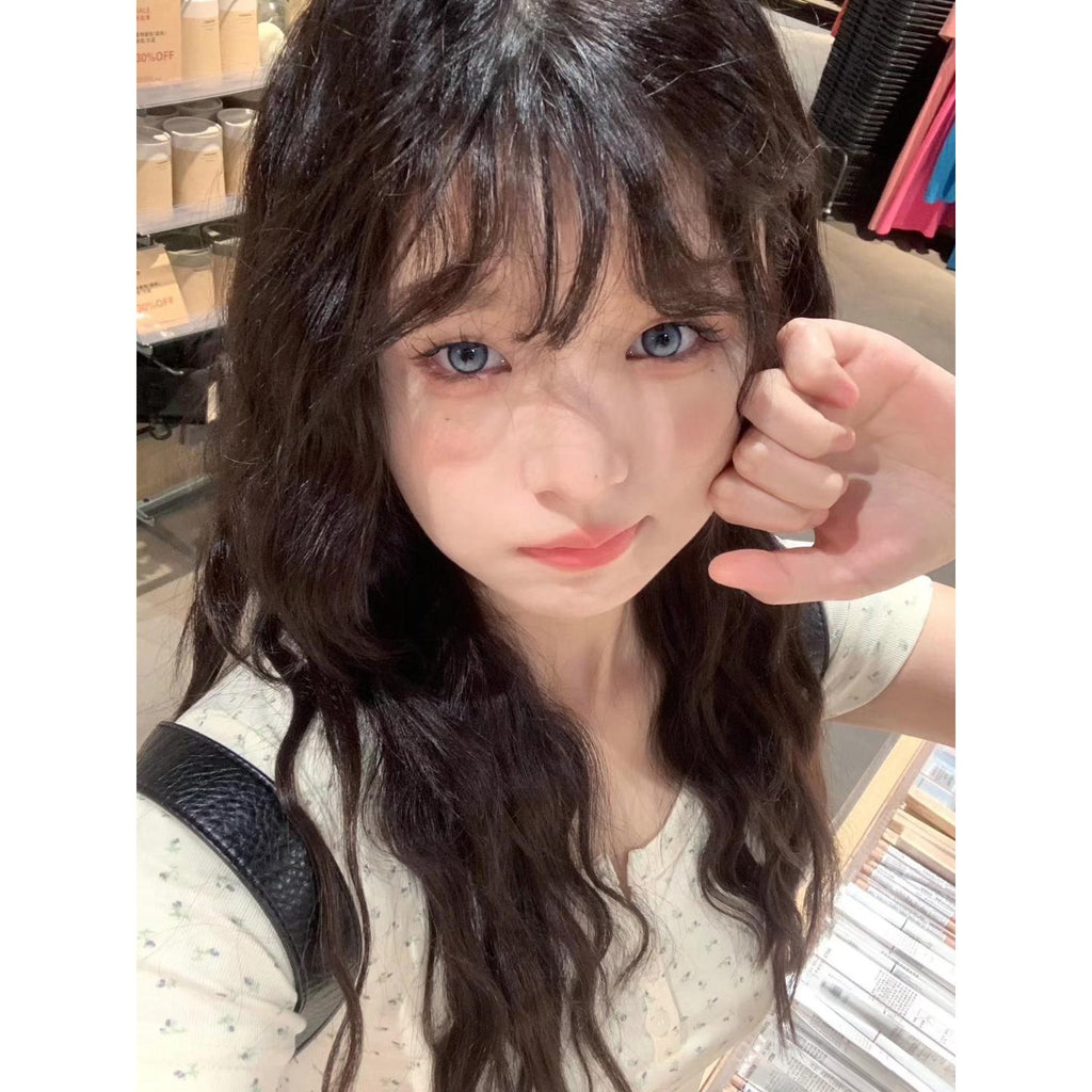 XBNHYU MorningCon 14.20mm Blue Colored Contact Lenses (6 Months Wear)