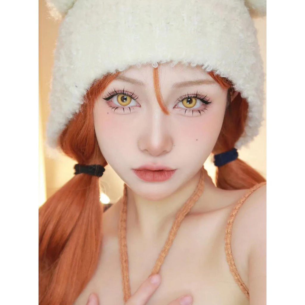 คอนแทคเลนส์สี SGJIN Xiyoulens ขนาด 14.00 มม. สีเหลือง (แบบราย 6 เดือน)