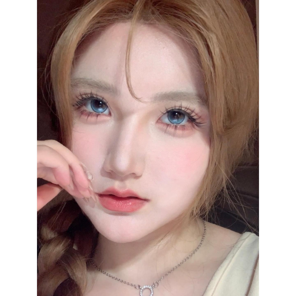 LDBLSI Xiyoulens คอนแทคเลนส์สี ขนาด 14.50 มม. สีฟ้า (ชนิดราย 6 เดือน)
