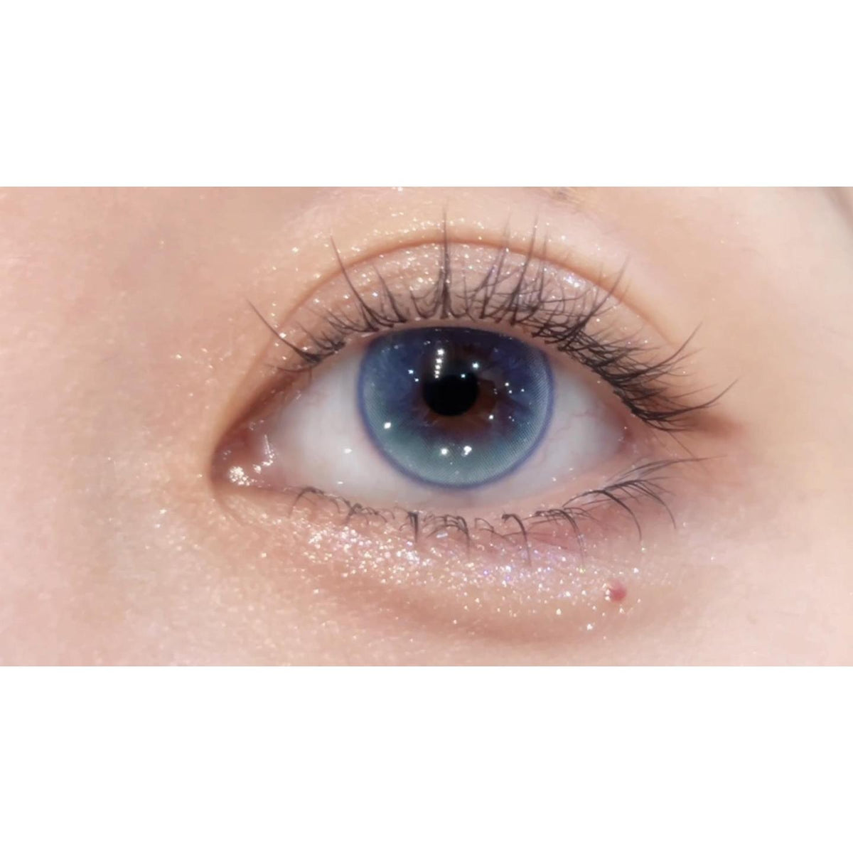 BLXYU thestarlens 14.20mm Blue Colored Contact Lenses (6 Months Wear)