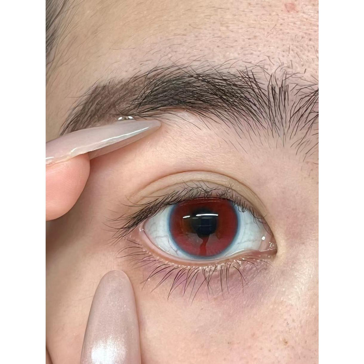 RYZJI MimiPark 14.20mm Red Colored Contact Lenses (6 Months Wear)