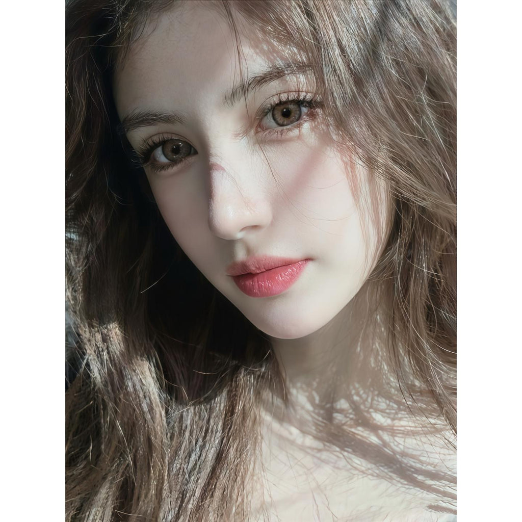 FKYBAO PORSLEN 14.50mm Brown Colored Contact Lenses (6 Months Wear)