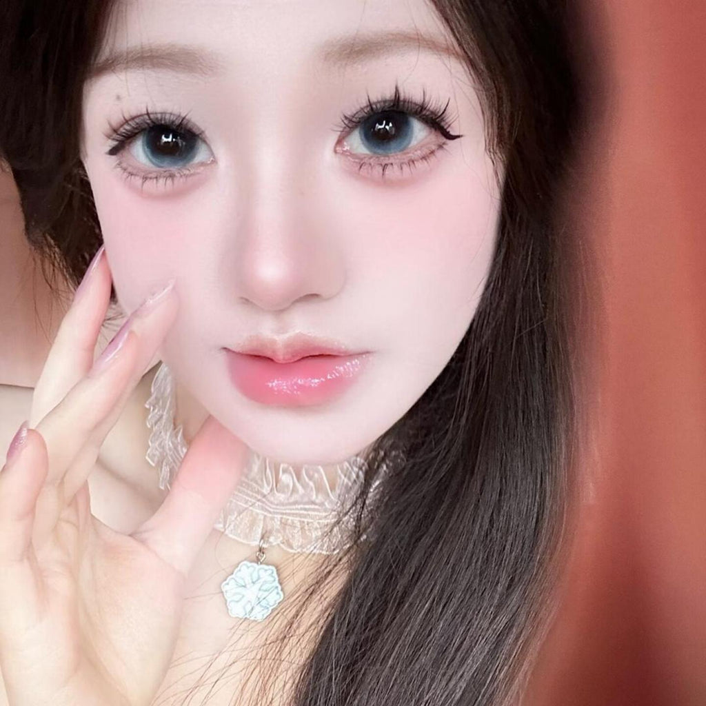 YWWNSI Xiyoulens คอนแทคเลนส์สีฟ้า ขนาด 14.50 มม. (ชนิดใช้งานได้ 6 เดือน)