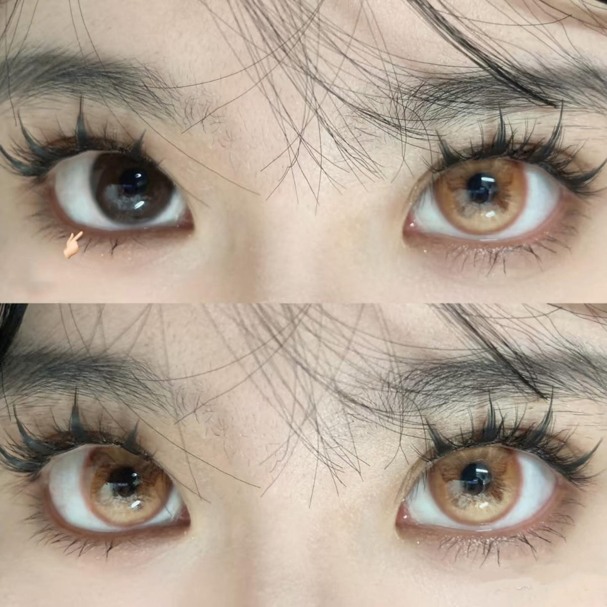 CHENJIHAIDIE Xiyoulens 14.50mm Brown Colored Contact Lenses (6 Months Wear)