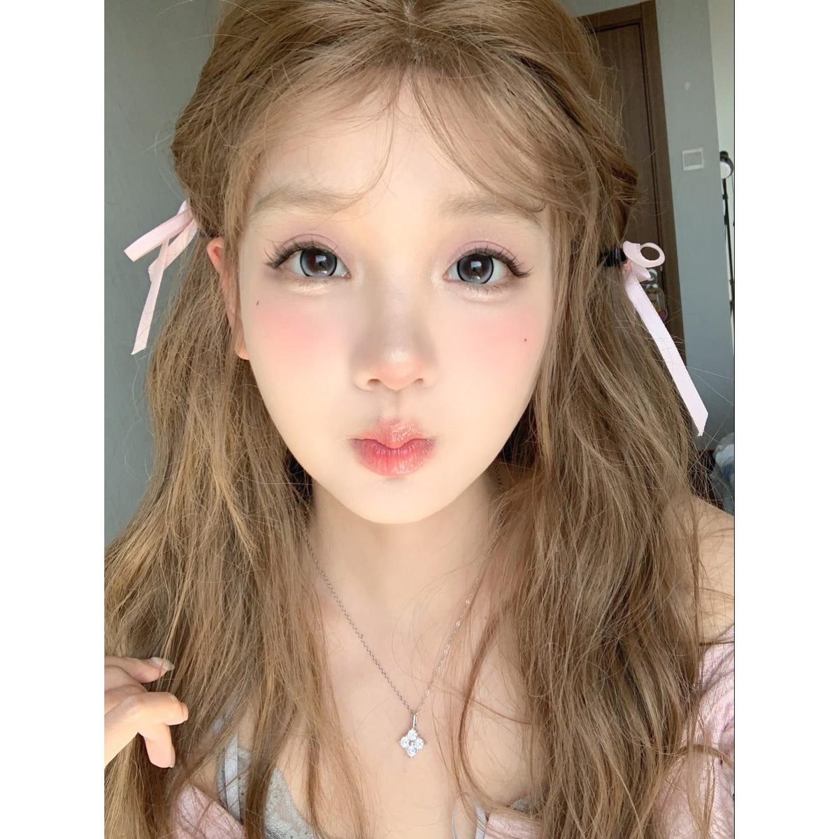 KKKAI thestarlens 14.50mm Grey Colored Contact Lenses (6 Months Wear)