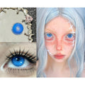 LLGXIAO Serltyca 14.20mm Blue Colored Contact Lenses (6 Months Wear)