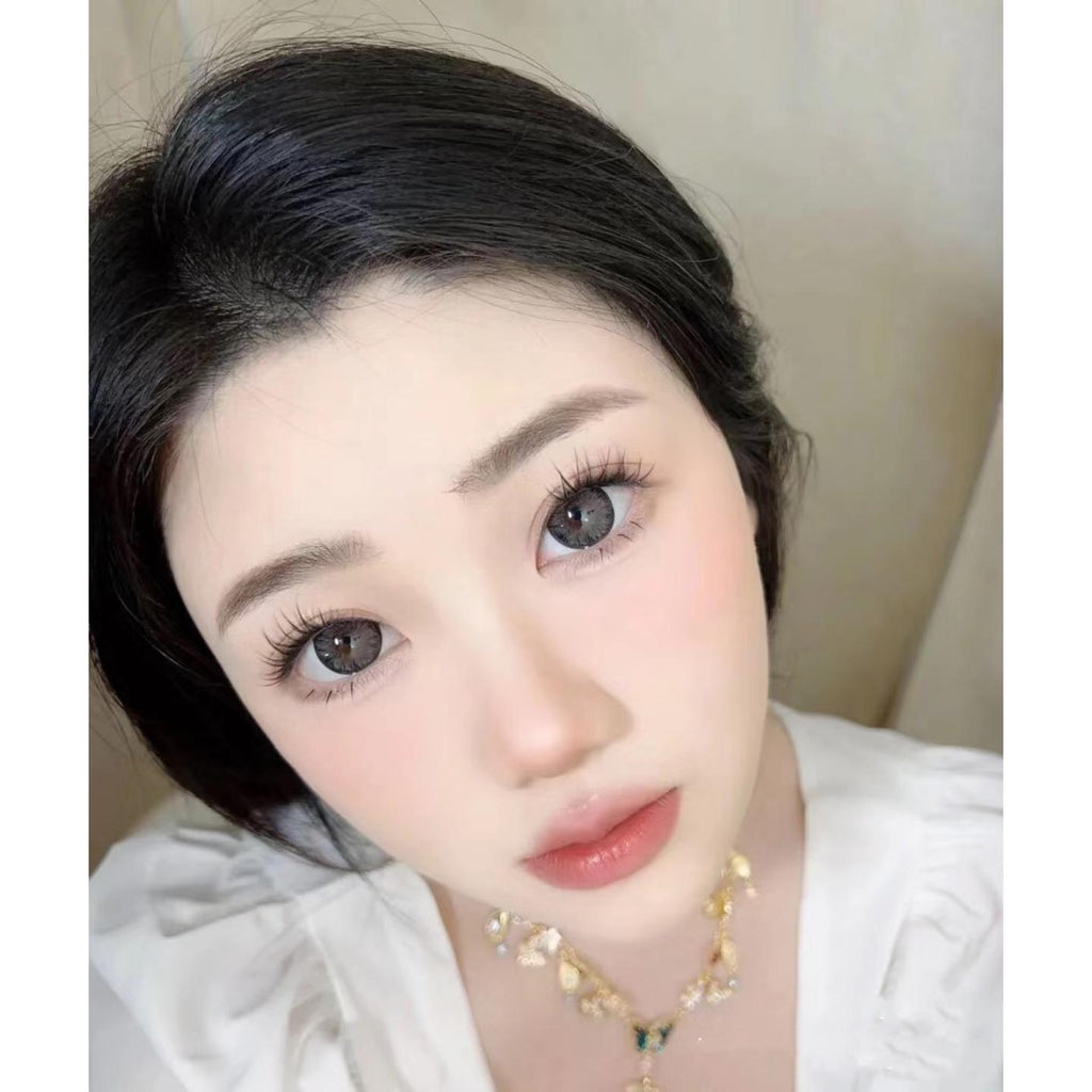 MLWLONG BOOSCON 14.50mm Gray Colored Contact Lenses (6 Months Wear)