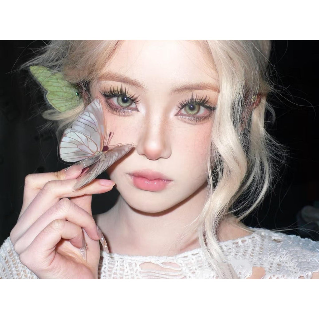 คอนแทคเลนส์สี JYYHUA Xiyoulens ขนาด 14.50 มม. สีเหลืองอมเขียว (ชนิดราย 6 เดือน)