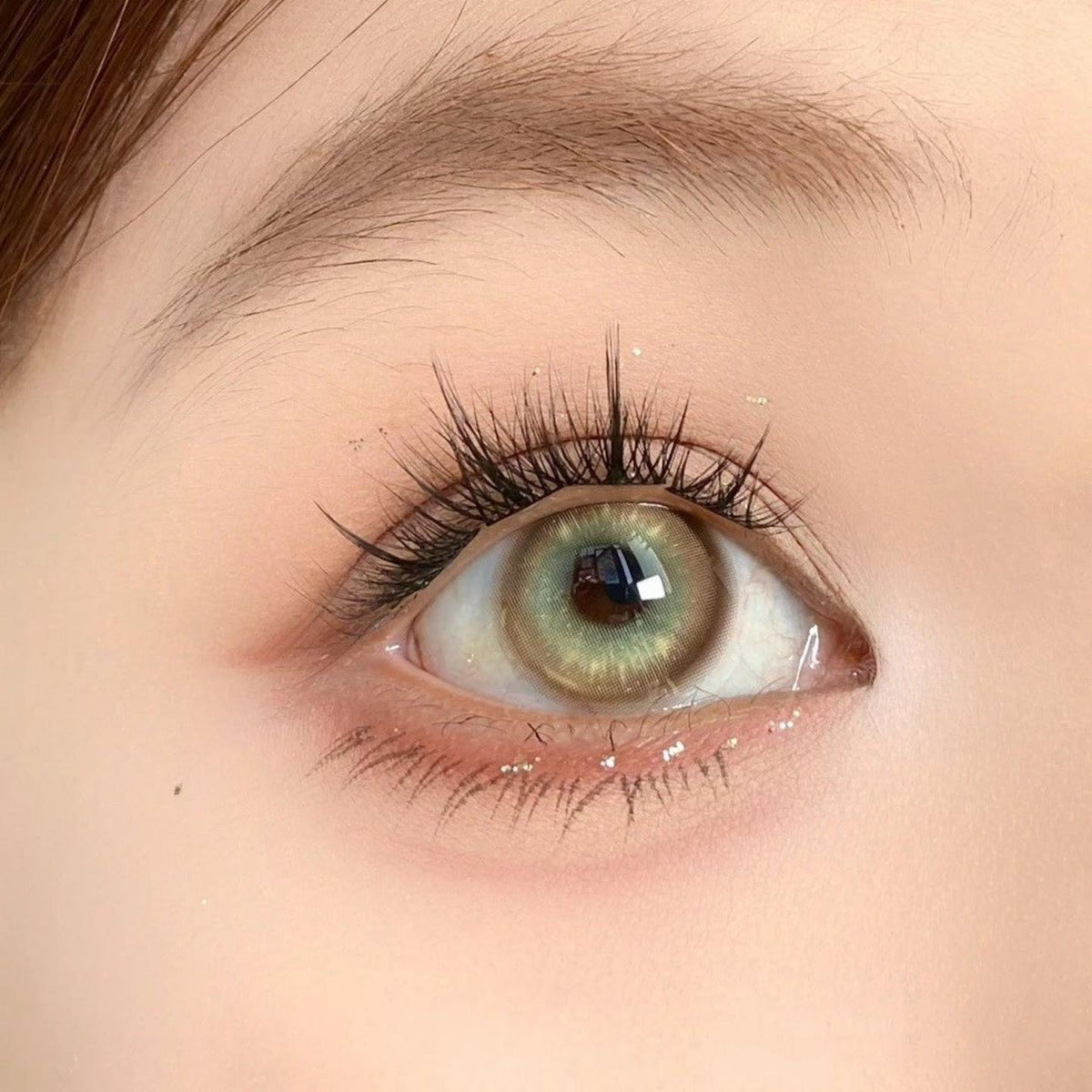 คอนแทคเลนส์สี JYYHUA Xiyoulens ขนาด 14.50 มม. สีเหลืองอมเขียว (ชนิดราย 6 เดือน)
