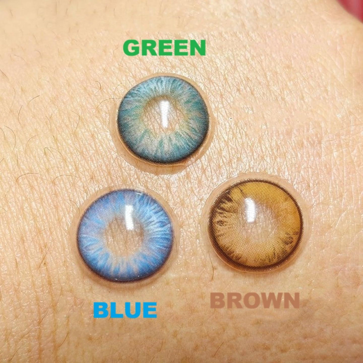 AIBMREN BOOSCON 14.20mm Blue Colored Contact Lenses (6 Months Wear)