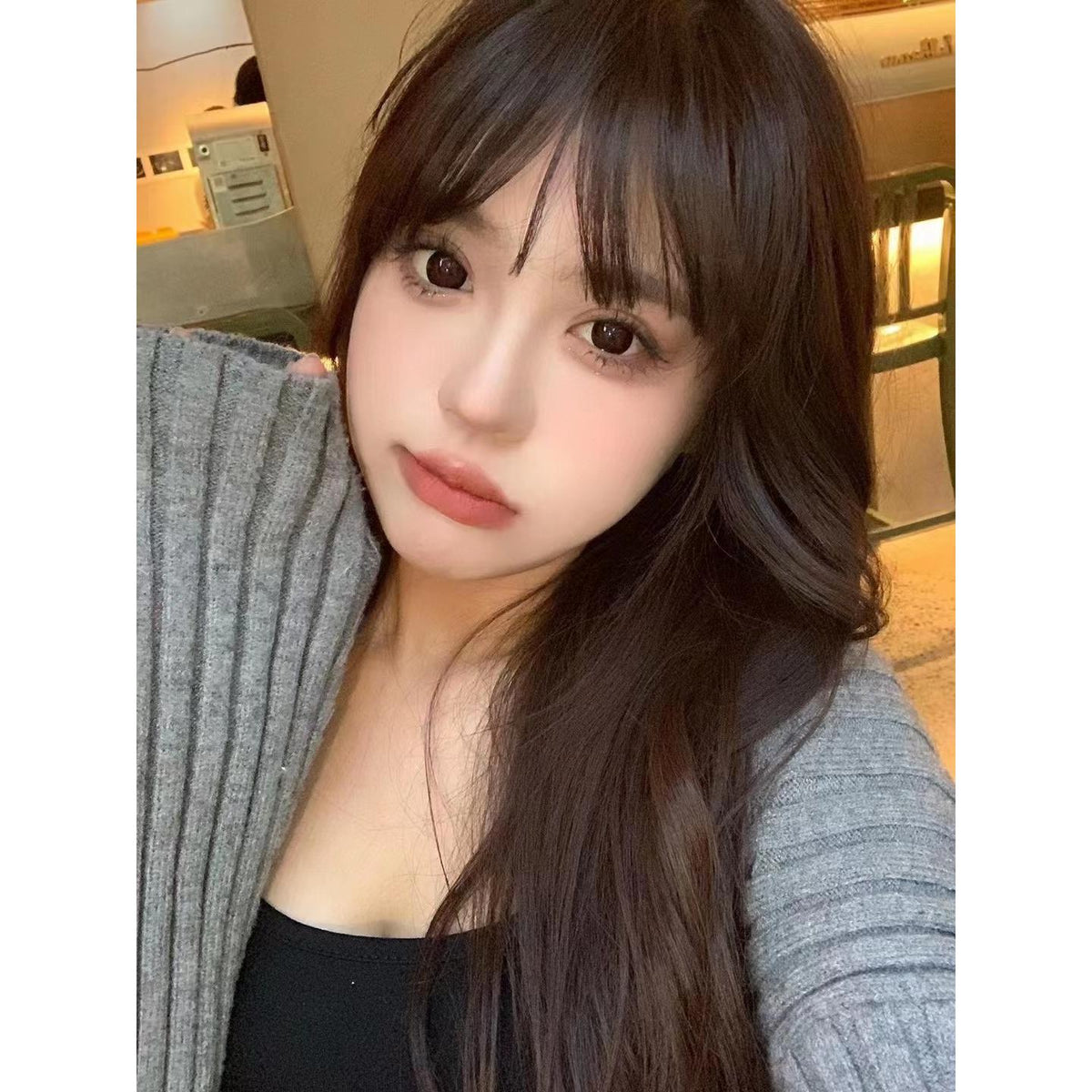 BGDHONG FLLYCON 14.50mm Red Colored Contact Lenses (6 Months Wear)