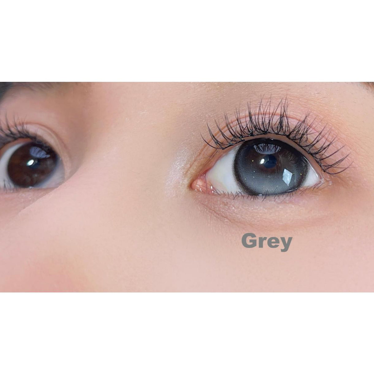 CDWBCQING OBALEN 14.50mm Gray Colored Contact Lenses (6 Months Wear)