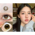 คอนแทคเลนส์สี YGHPO รุ่น thestarlens ขนาด 14.20 มม. สีน้ำตาล (ชนิดราย 6 เดือน)