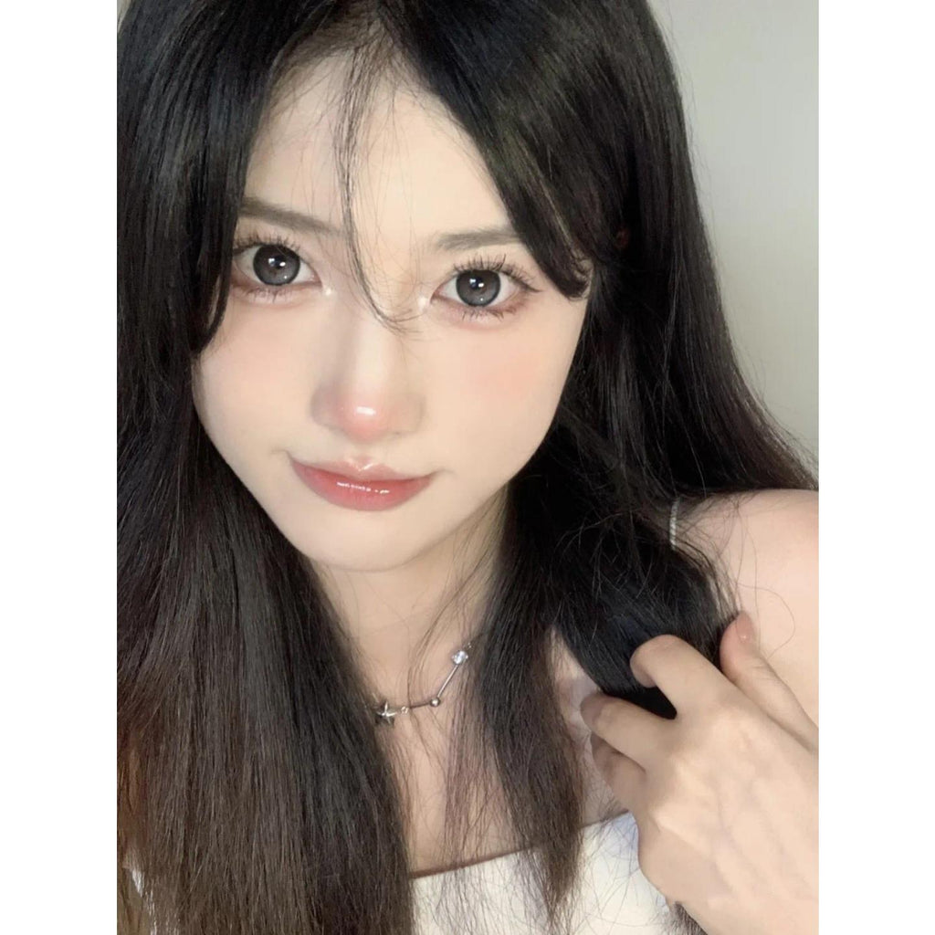 WXLMEI OVOLOOK 14.50mm Blue Colored Contact Lenses (6 Months Wear)