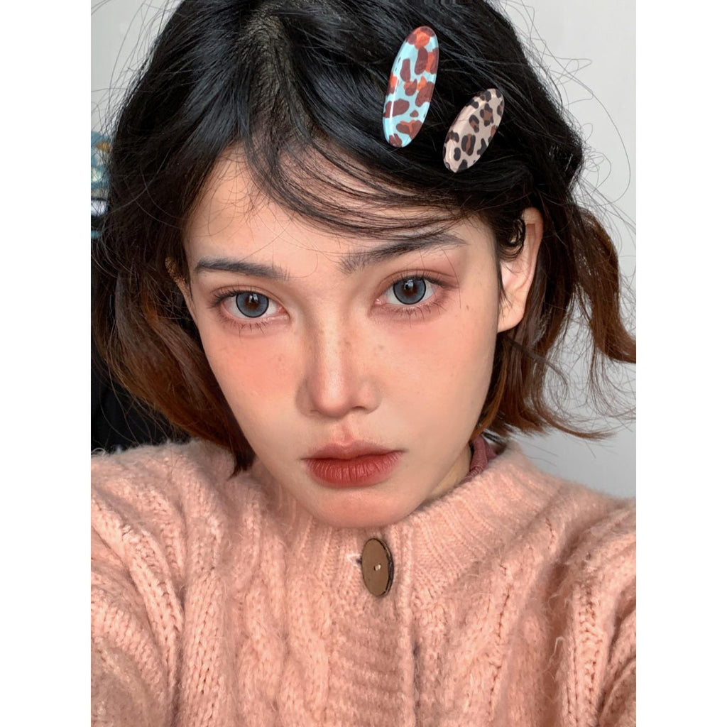 DGHUI Serltyca 14.50mm Grey Colored Contact Lenses (6 Months Wear)