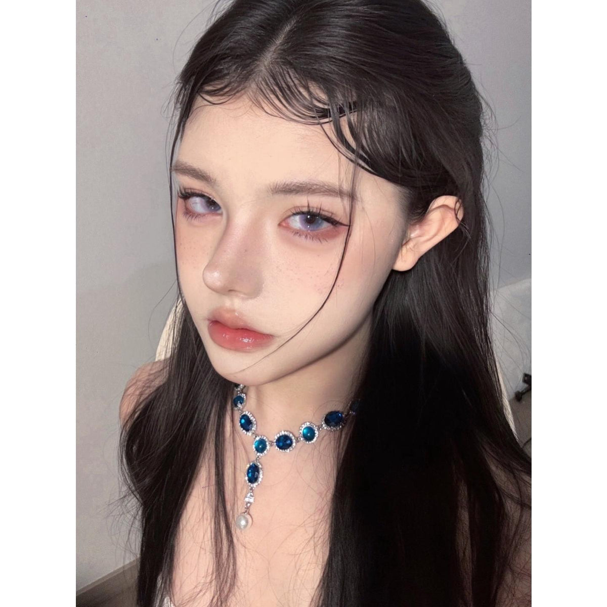 SMRSHENG thestarlens 14.50mm Purple Colored Contact Lenses (6 Months Wear)