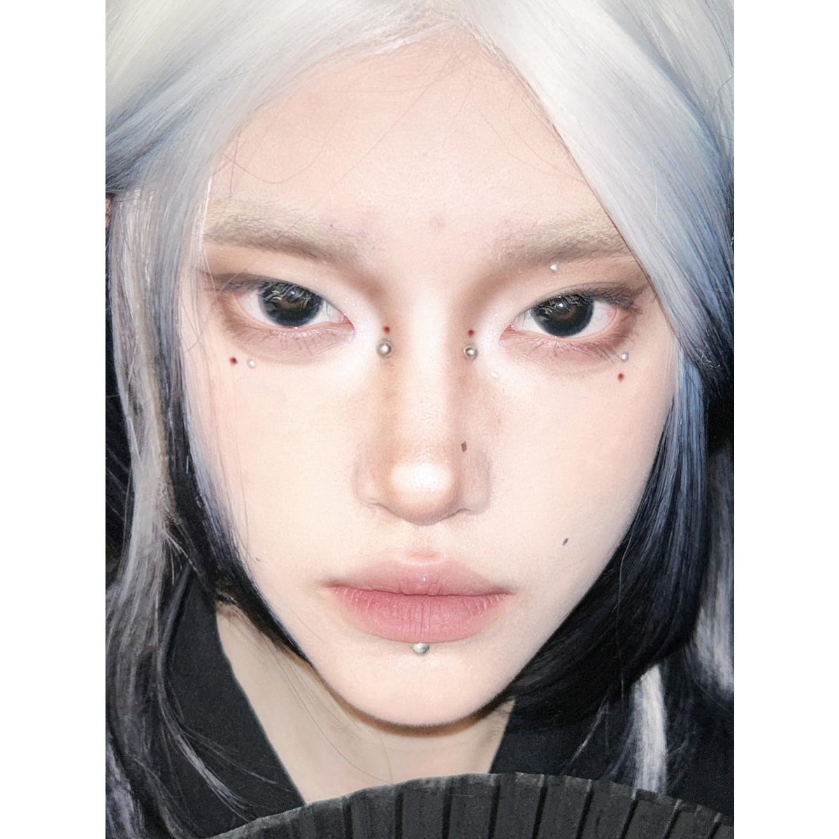 YYHTU MorningCon 14.50mm Black Colored Contact Lenses (6 Months Wear)
