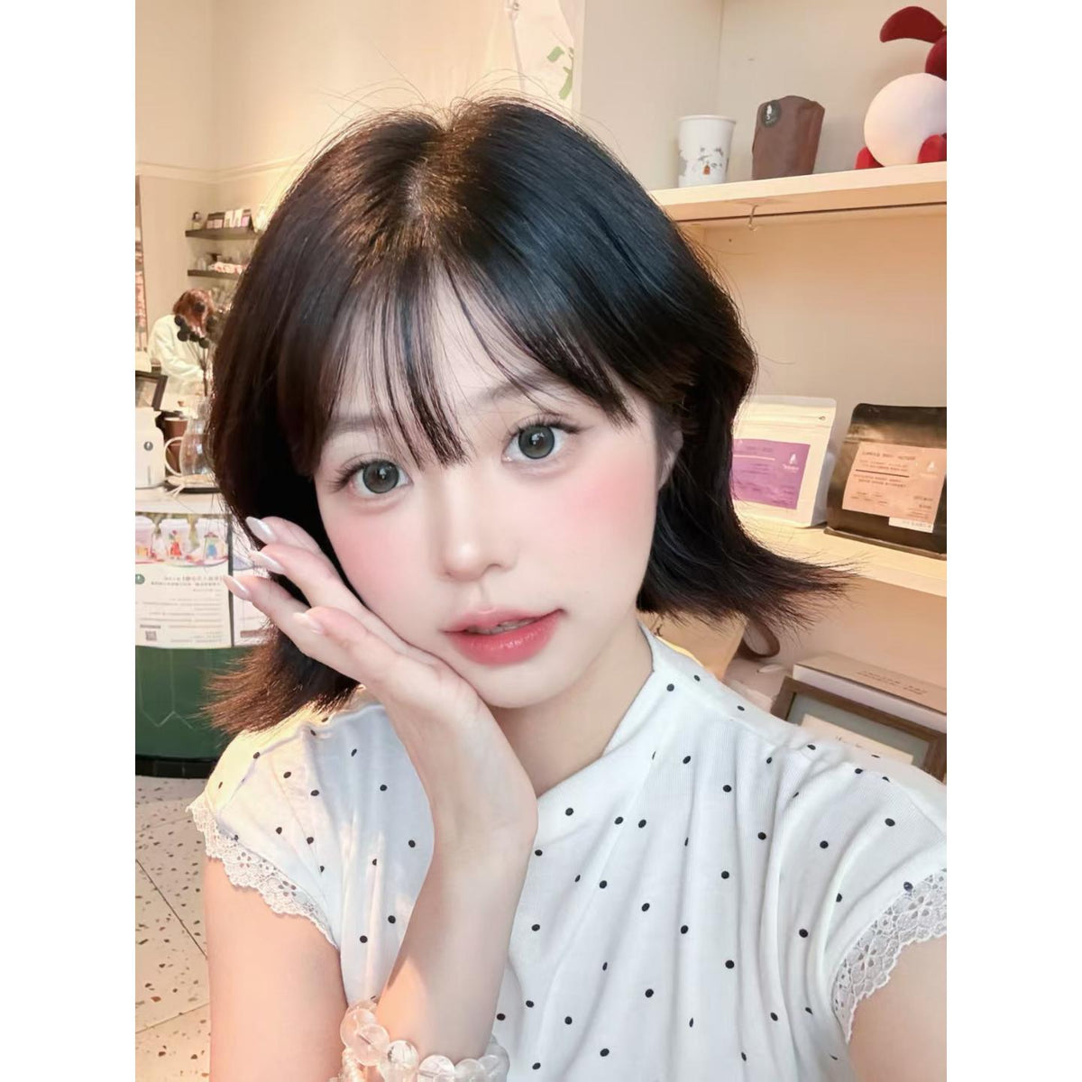 Kính áp tròng màu FQSONG MimiPark 14.20mm màu xanh lá (thời hạn sử dụng 6 tháng)