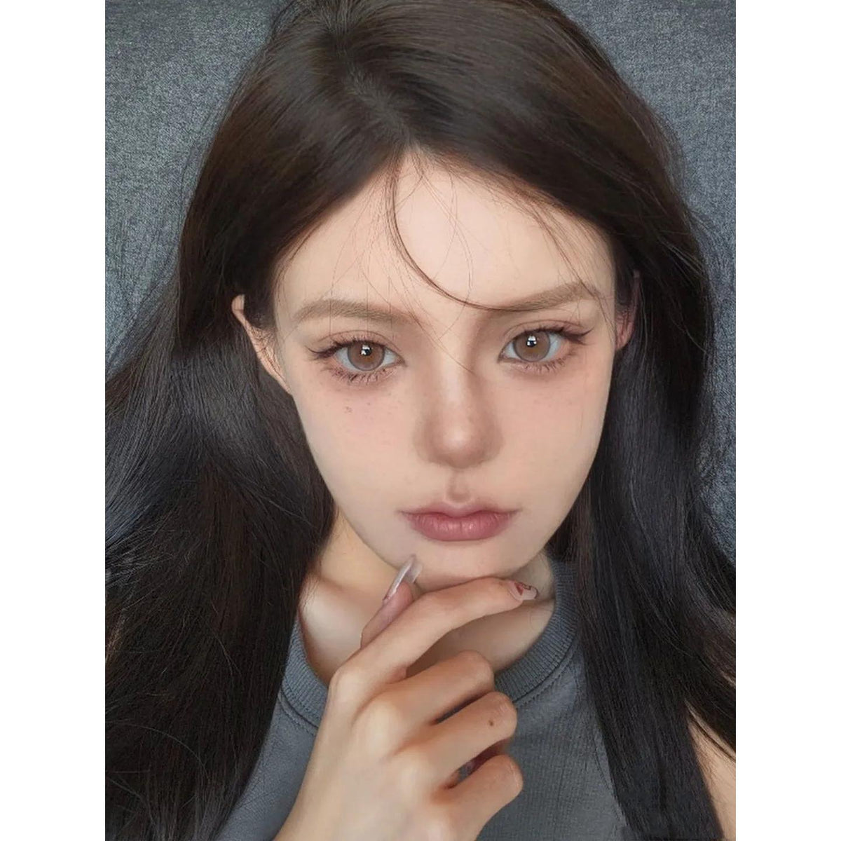 SXQWEI OVOLOOK 14.20mm Light Pink Colored Contact Lenses (6 Months Wear)