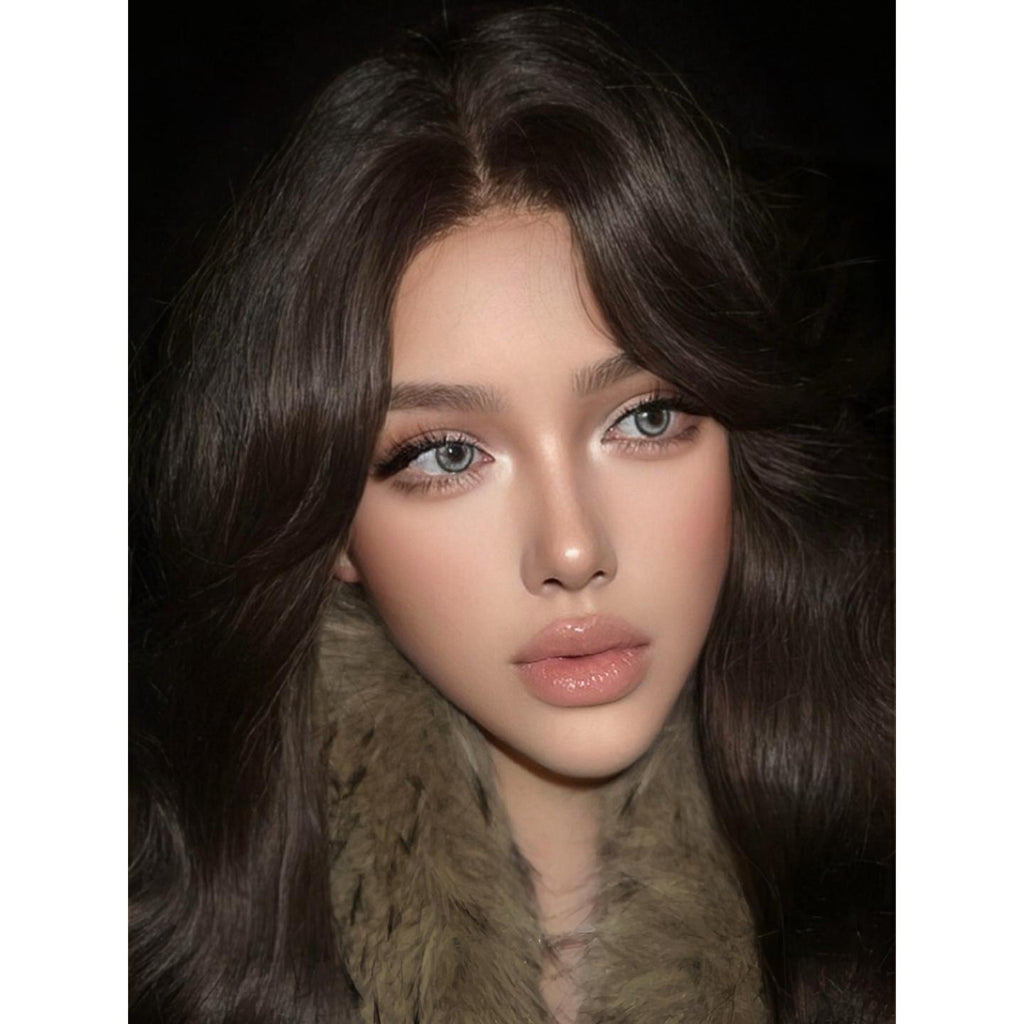 YMQJIN Serltyca คอนแทคเลนส์สีเทา ขนาด 14.20 มม. (ชนิดใส่ได้ 6 เดือน)