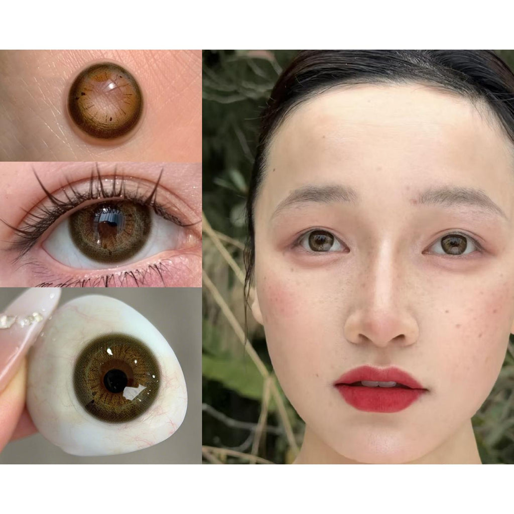 คอนแทคเลนส์สี YSGLAN OBALEN ขนาด 14.50 มม. สีเขียว (ชนิดราย 6 เดือน)