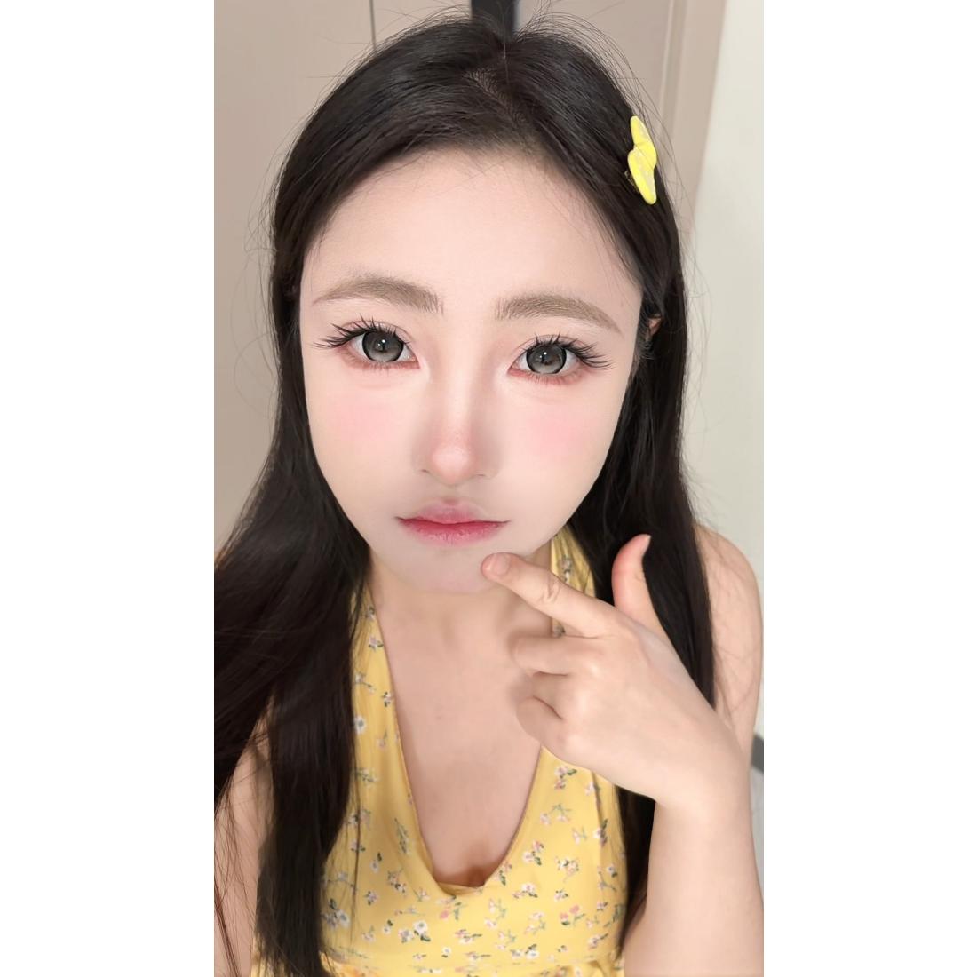 GGSKE Tinacon 14.50mm Gray Colored Contact Lenses (6 Months Wear)