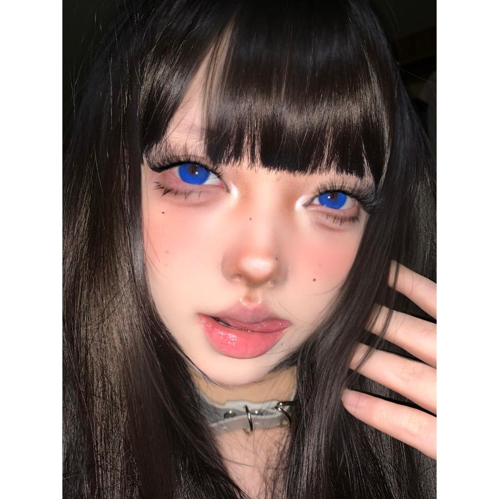 คอนแทคเลนส์สี DLCXI รุ่น Serltyca ขนาด 14.20 มม. สีน้ำเงินเข้ม (ชนิดราย 6 เดือน)