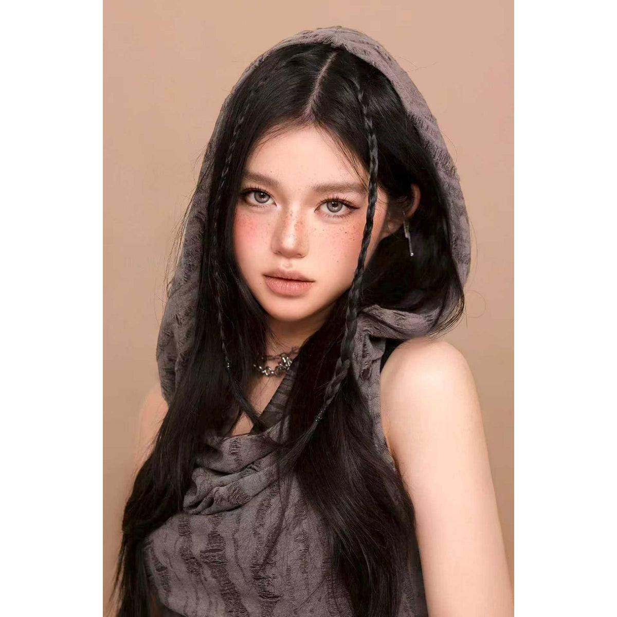 GJWJIA OBALEN คอนแทคเลนส์สีเขียว ขนาด 14.50 มม. (ระยะเวลาการใช้งาน 6 เดือน)