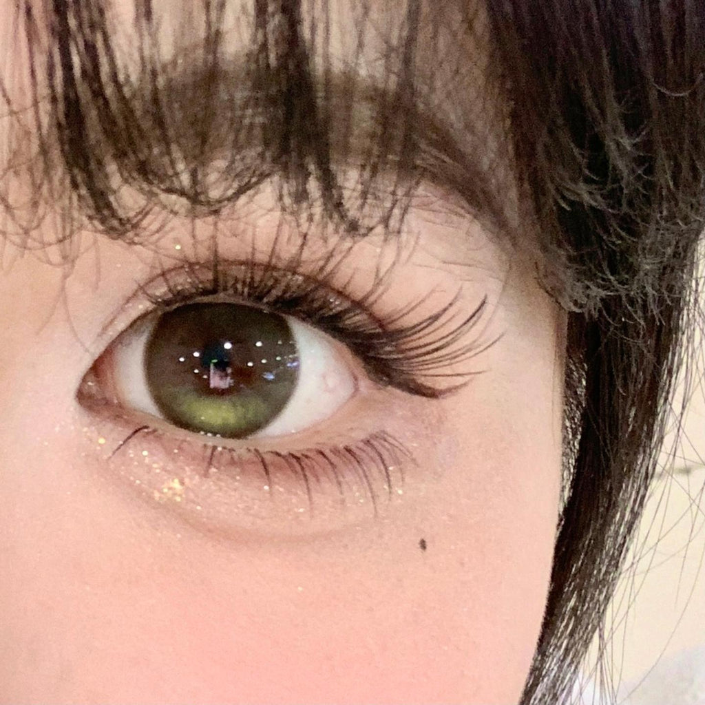 CDLJQTUAN OBALEN 14.50mm Green Colored Contact Lenses (6 Months Wear)